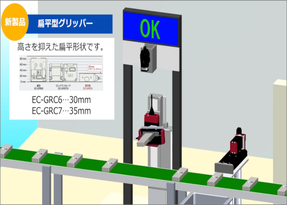 EC扁平グリッパー